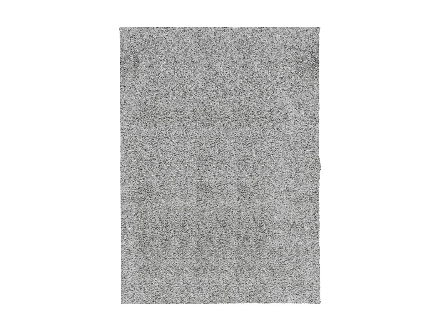 Tapis shaggy à poils longs moderne gris 140x200 cm QBH66838