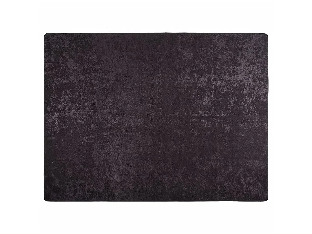 Tapis lavable anthracite 400x300 cm antidérapant QBH46532