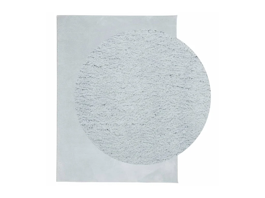Tapete pelo curto macio e lavável HUARTE 200x280 cm azul PT863554
