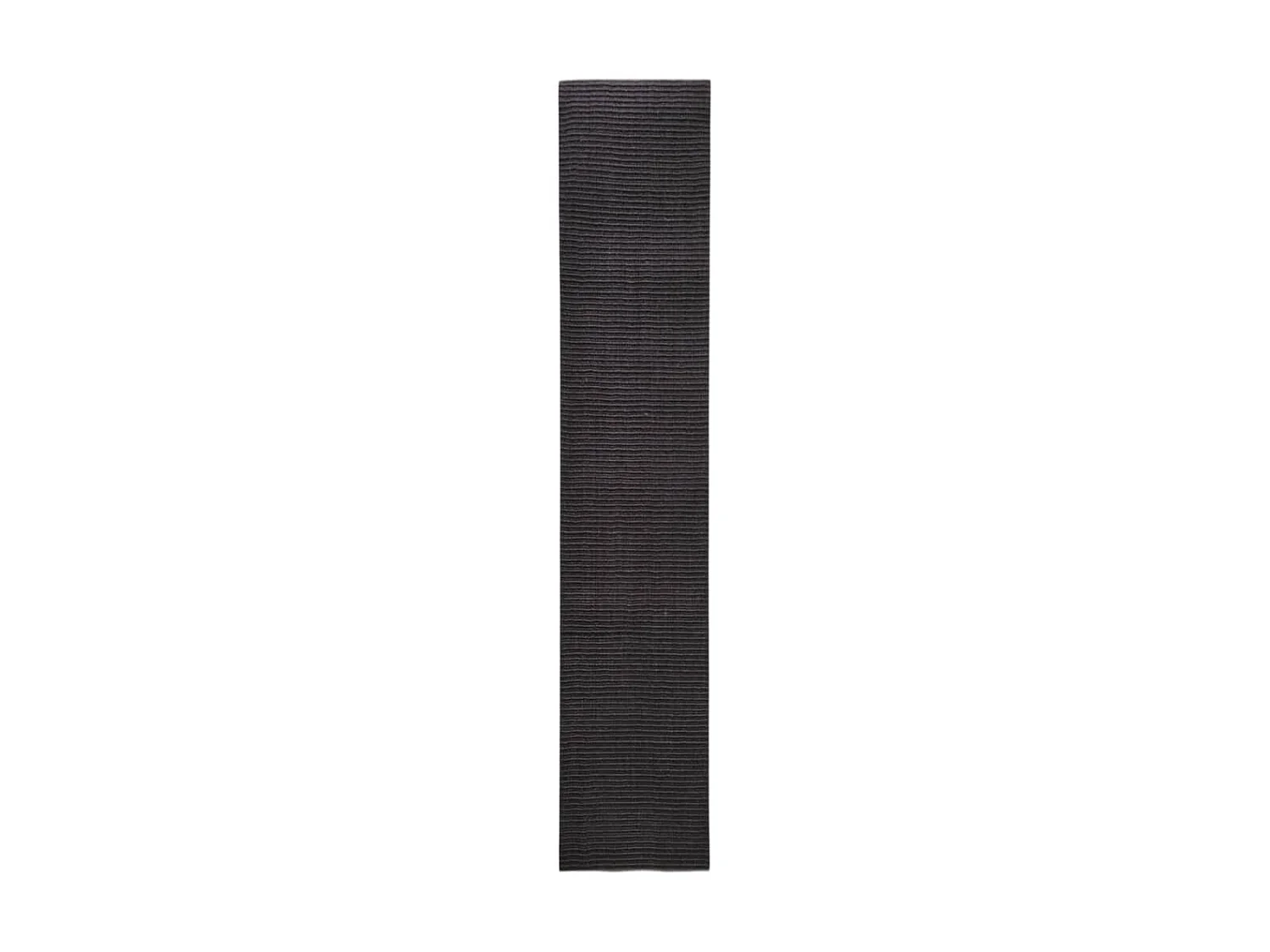 Tapis Sisal naturel 66x350 cm Noir QBH94593