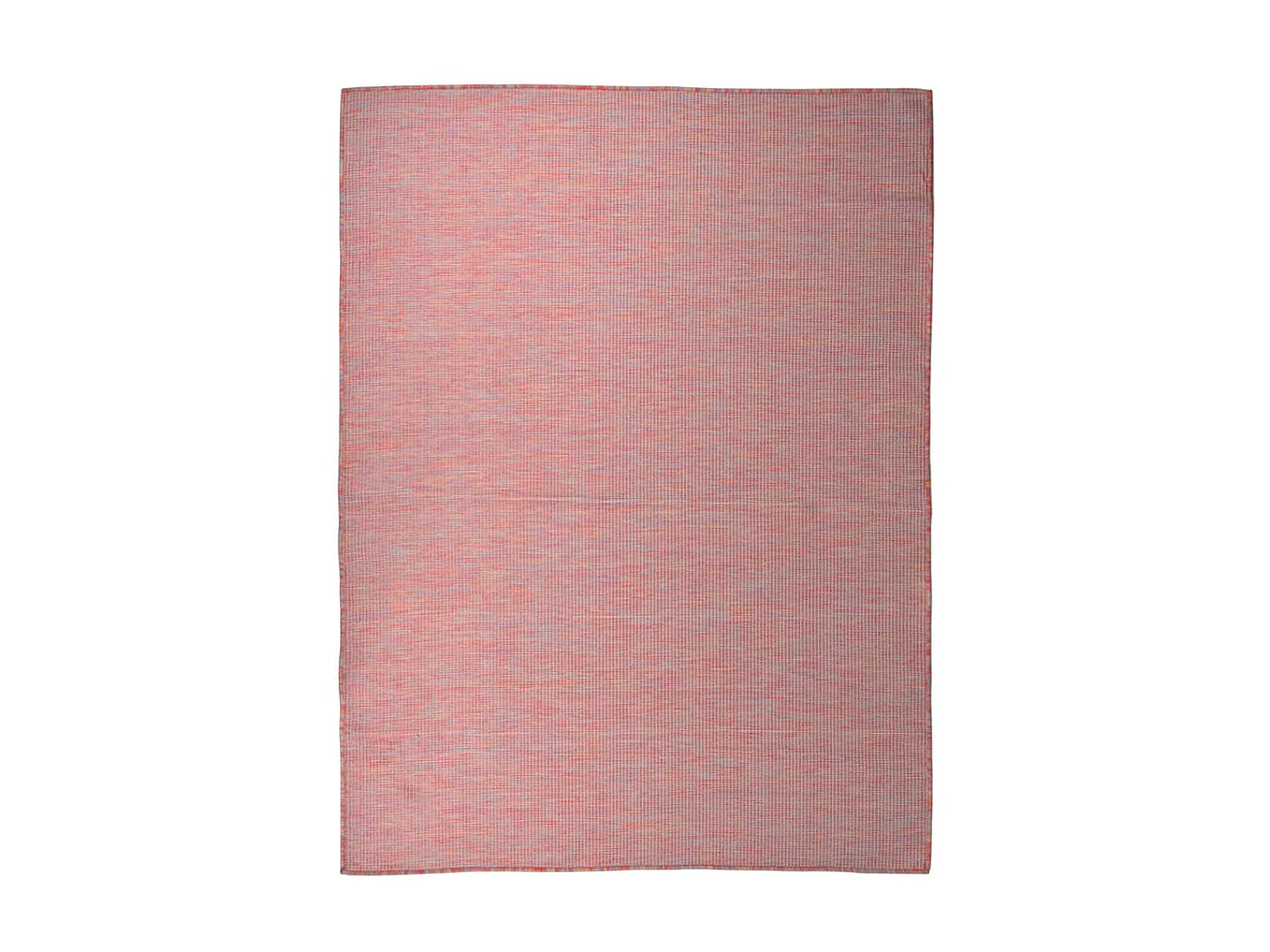 Tapis à tissage plat d'extérieur 120x170 cm Rouge QBH44413