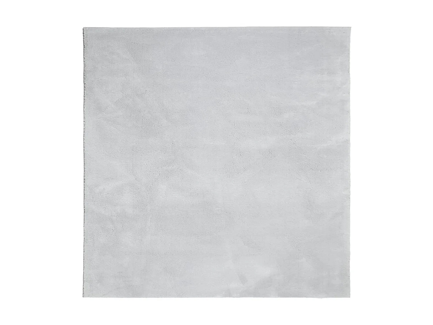 Tapis HUARTE à poils courts doux et lavable gris 160x160 cm QBH51703
