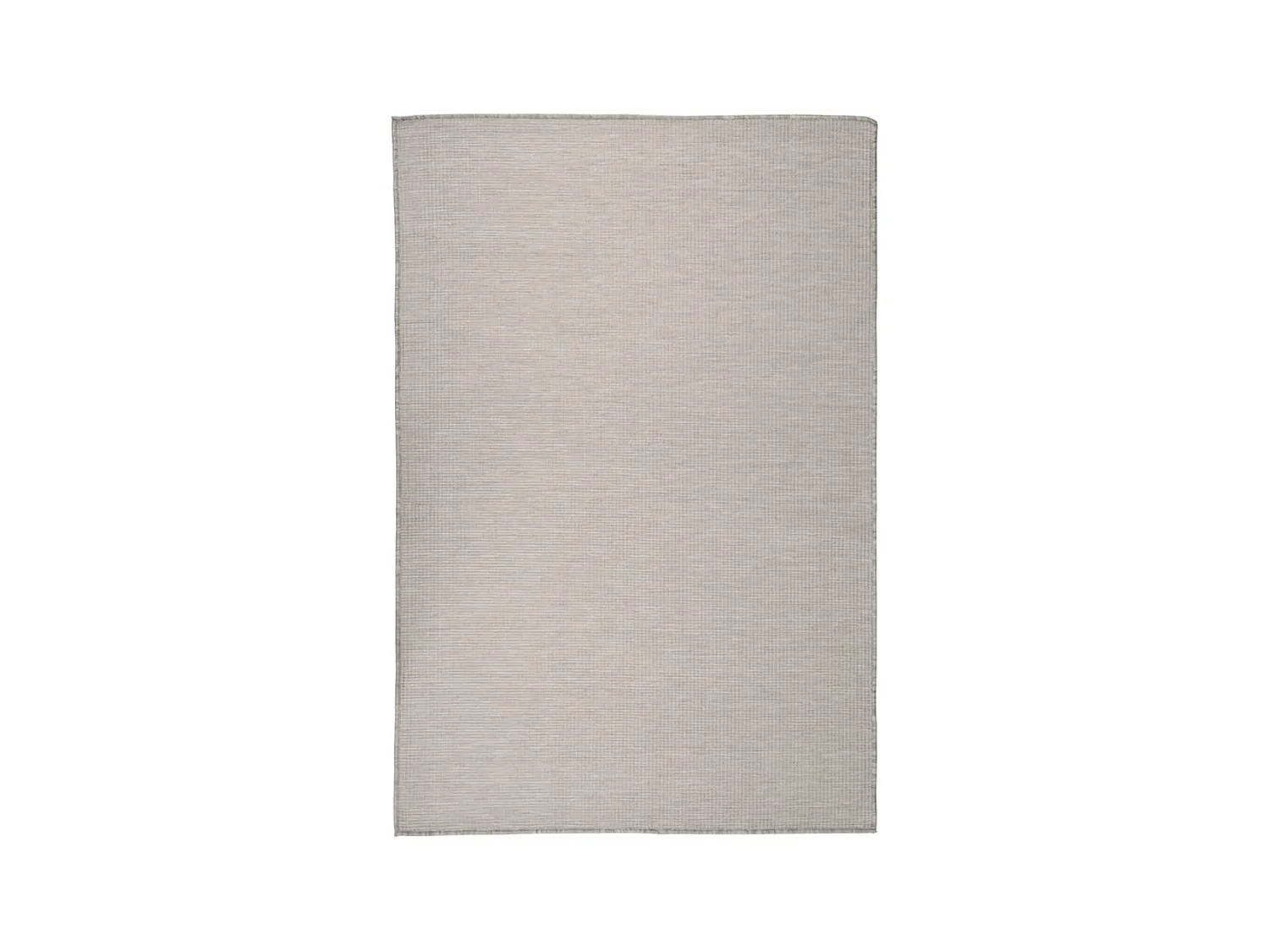 Tapis à tissage plat d'extérieur 120x170 cm Taupe QBH54453