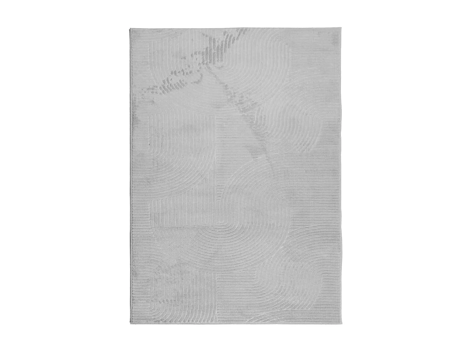 Tapis IZA poils courts style scandinave gris 240x340 cm QBH91361