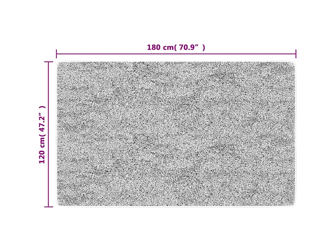 Alfombra lavable antideslizante multicolor 120x180 cm ES28627