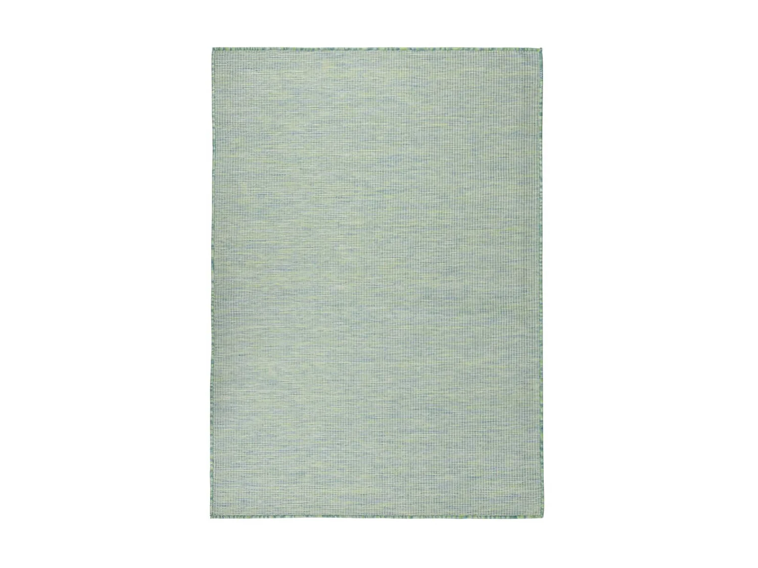 Alfombra de exterior de tejido plano turquesa 200x280 cm ES95634