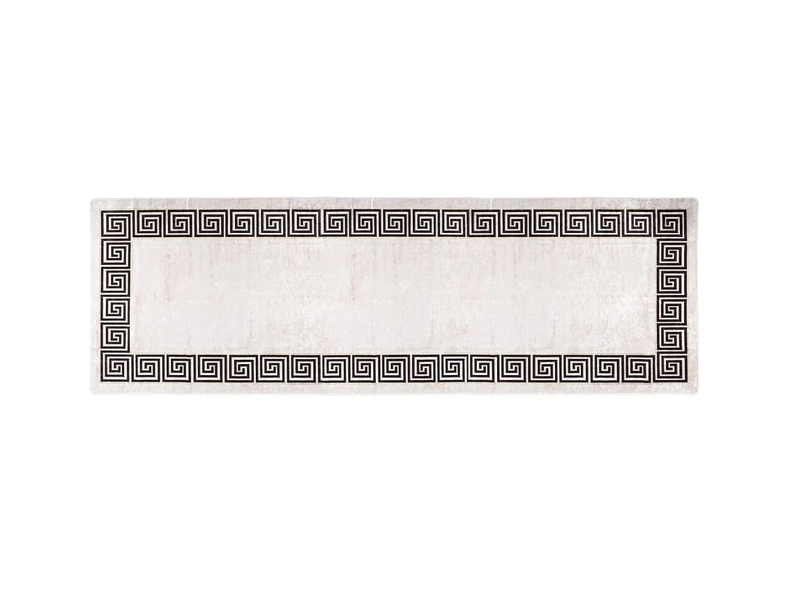 Tapis lavable antidérapant 80x300 cm Beige clair QBH51278
