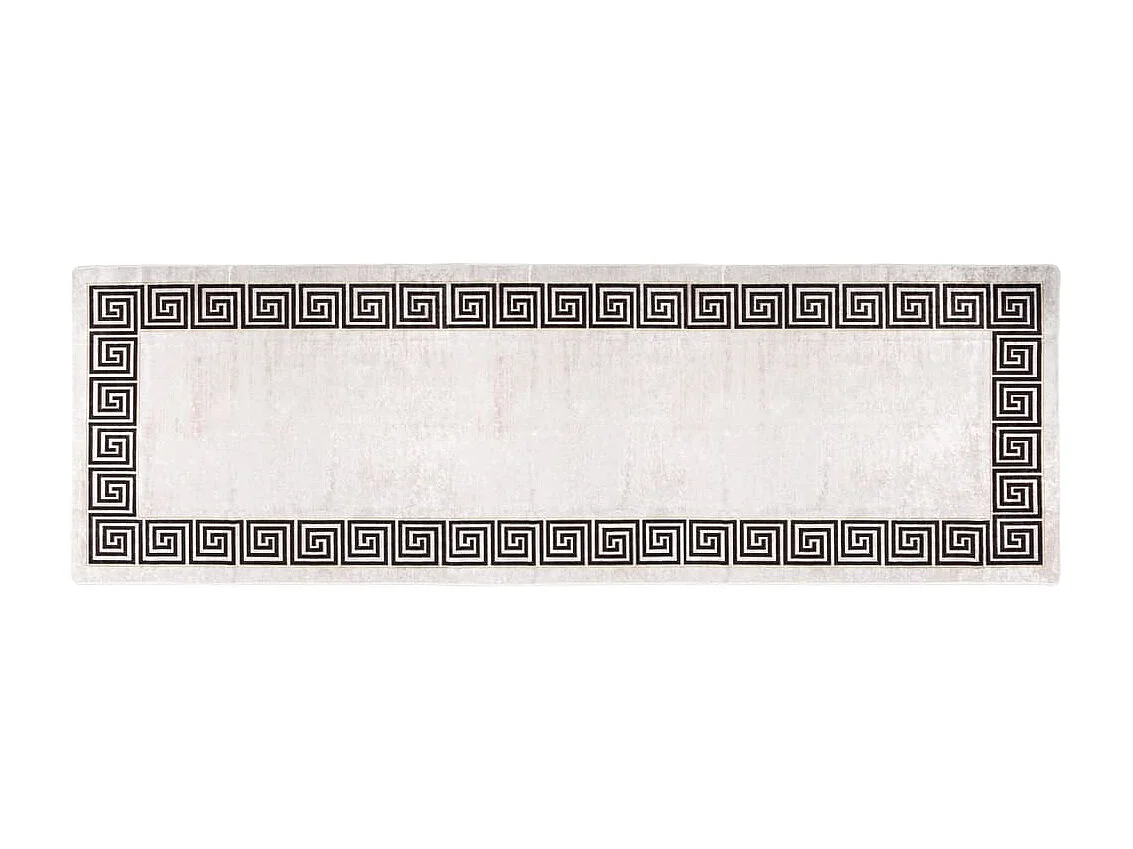 Tapis lavable antidérapant 80x300 cm Beige clair QBH51278