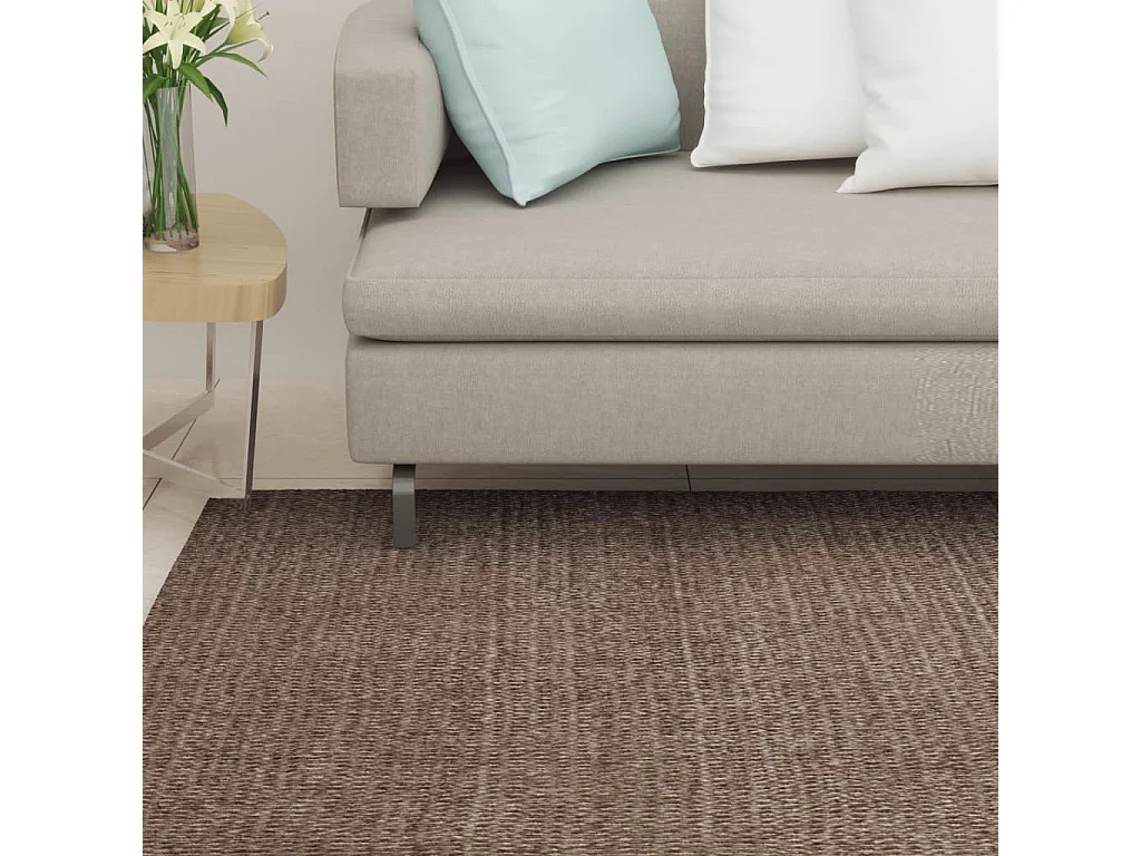 Vloerkleed 80x150 cm natuurlijk sisal bruin NL234046