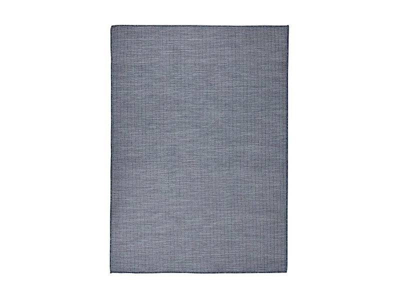 Tapete de tecido plano para exterior 200x280 cm azul PT492241