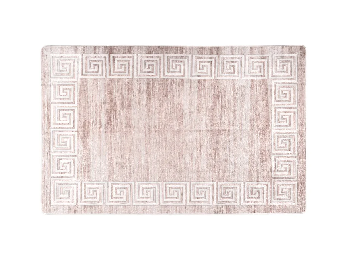 Tapis lavable antidérapant 80x150 cm Beige QBH70603