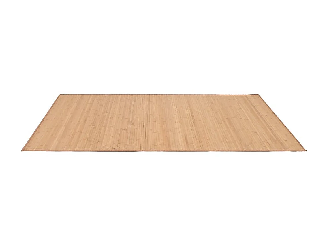 Tapis en bambou 100x160 cm Marron QBH70984