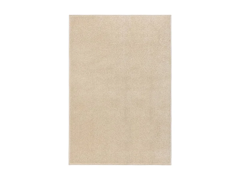 Tapis à poils courts 160x230 cm Beige QBH70168