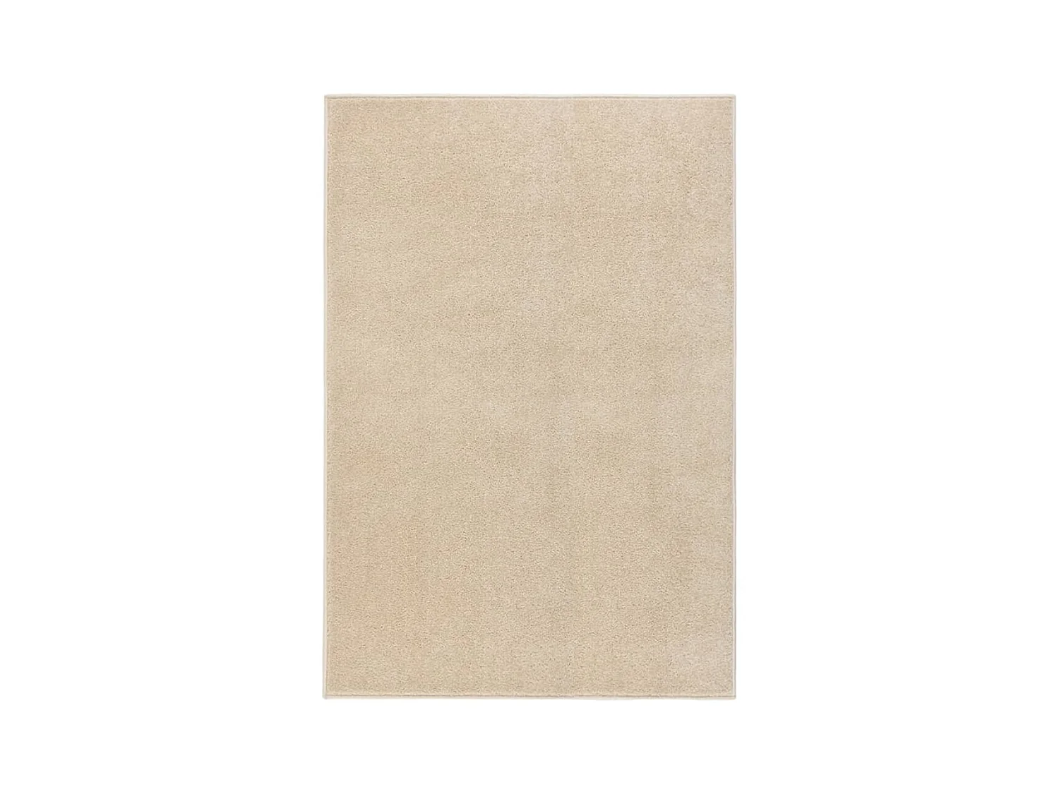 Tapis à poils courts 160x230 cm Beige QBH70168