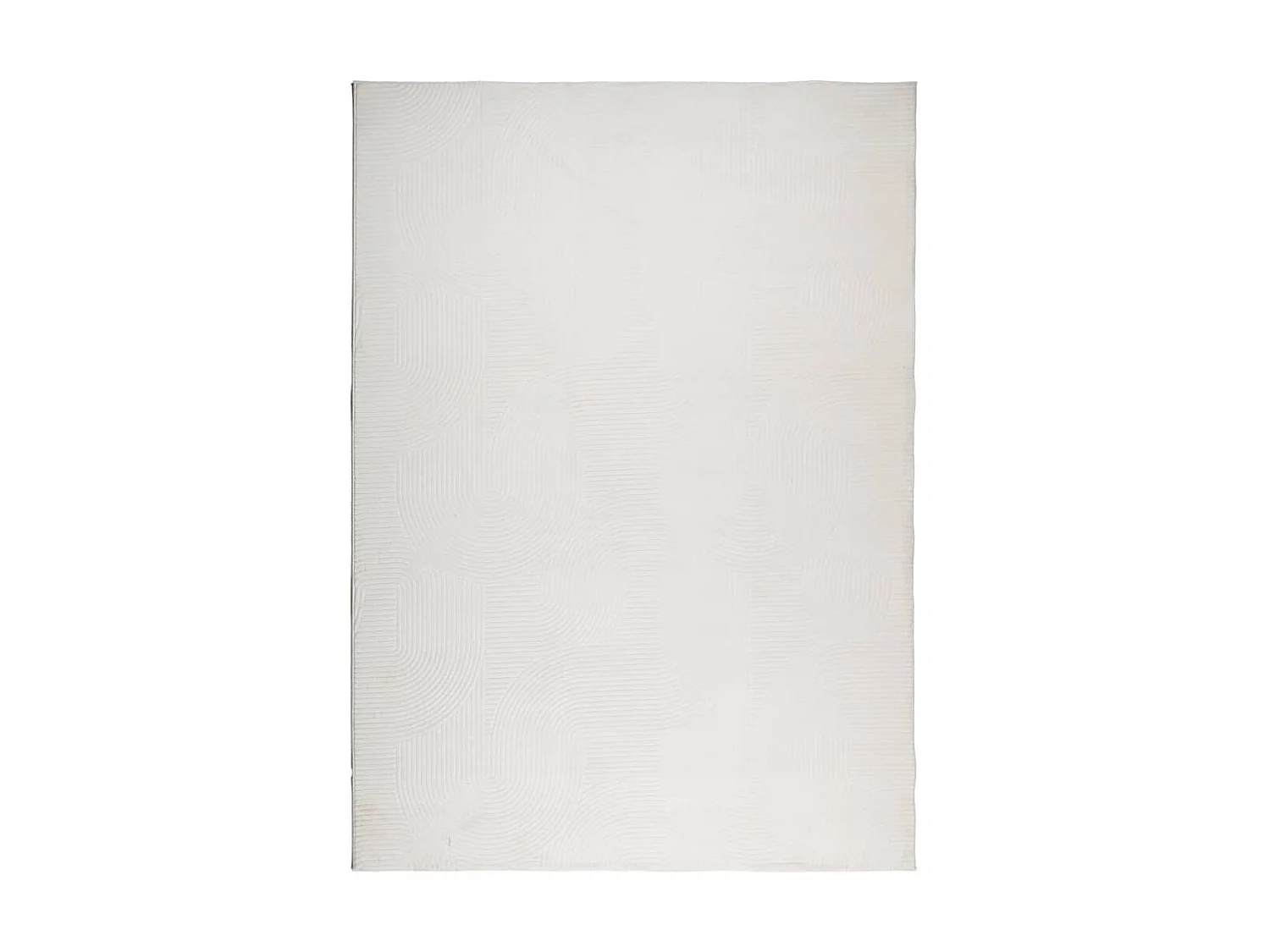 Tapis IZA poils courts style scandinave crème 240x340 cm QBH84925