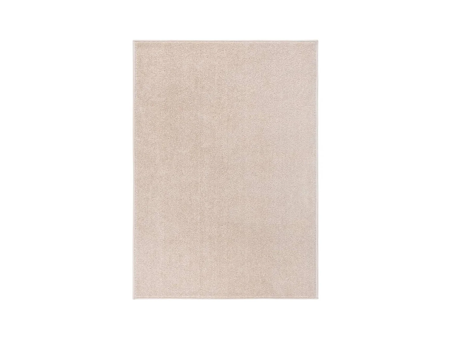 Vloerkleed kortpolig 120x170 cm donkerbeige NL220755