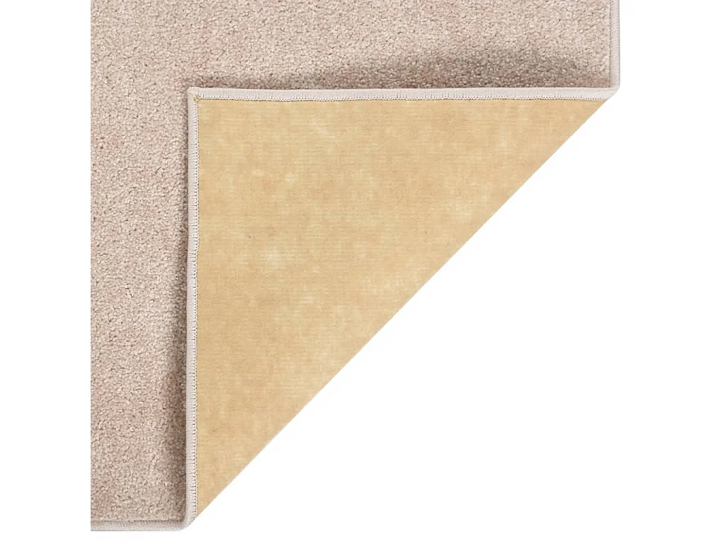 Tapis à poils courts 120x170 cm Beige foncé QBH68381