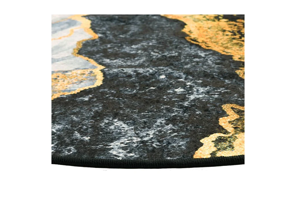 Alfombra lavable antideslizante multicolor Ø 120 cm ES76701