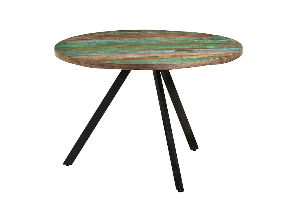 Table à manger 110x75 cm Bois massif de récupération GHR93716