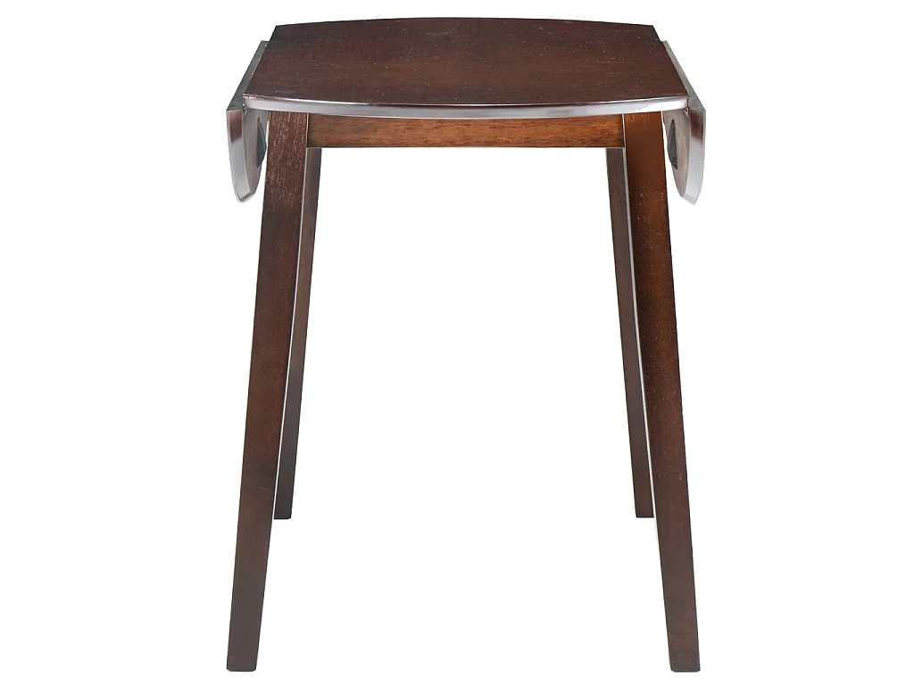 Table de salle à manger ronde à abattant MDF Marron GHR64560