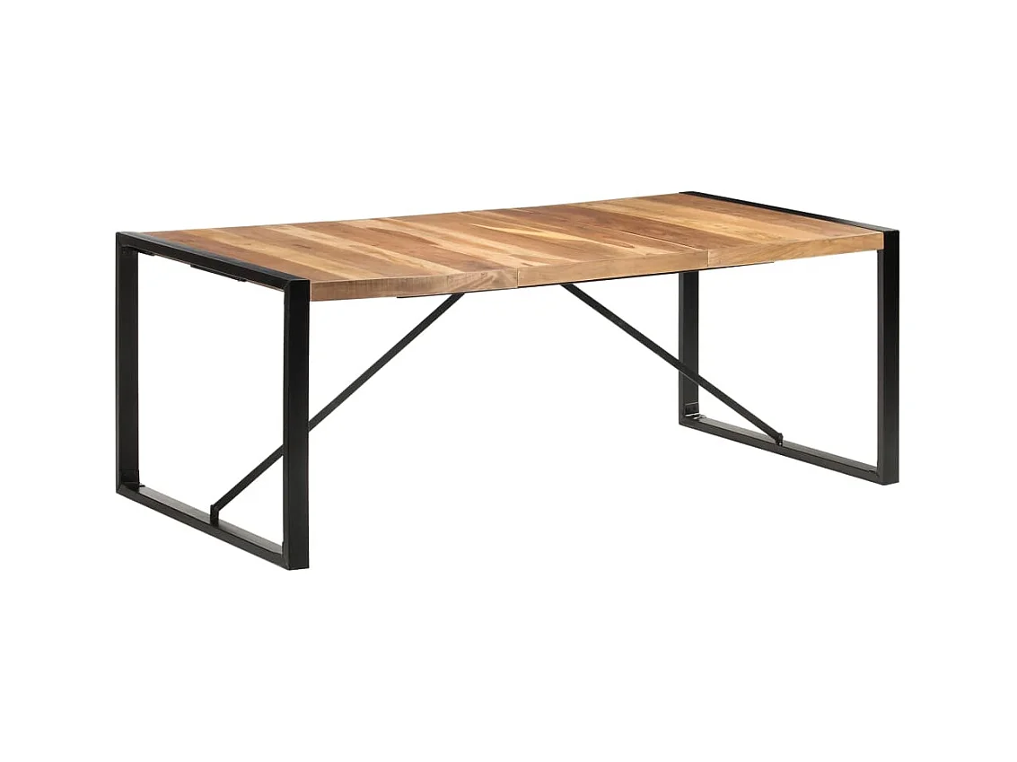 Table de salle à manger 200x100x75 cm Bois solide GHR36866