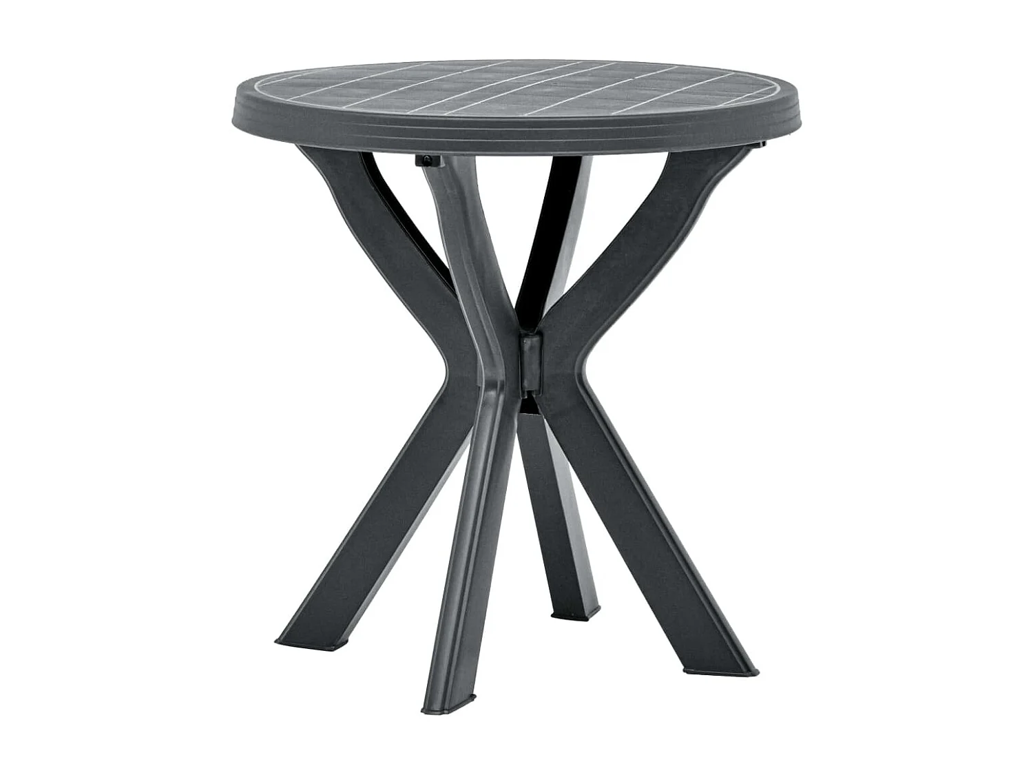 Table de bistro Anthracite Ø70 cm Plastique GHR91616