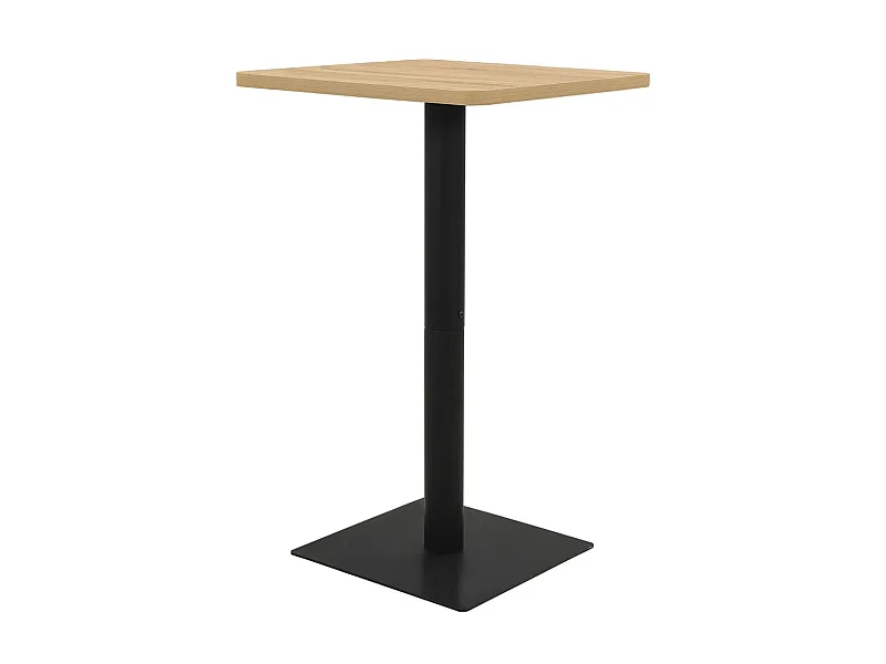 Table de bistro Couleur chêne 78,5x78,5x107 cm GHR79730