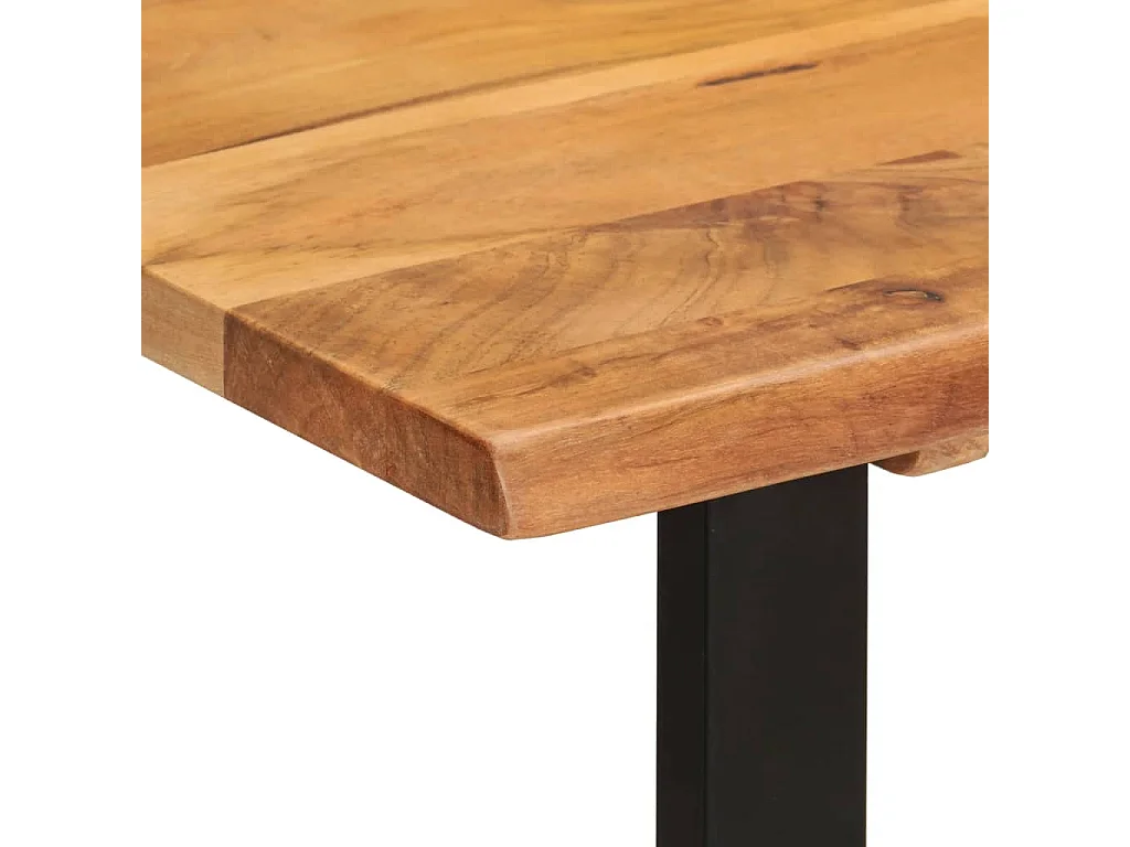 Table à dîner 110x50x76 cm Bois d'acacia solide GHR15812