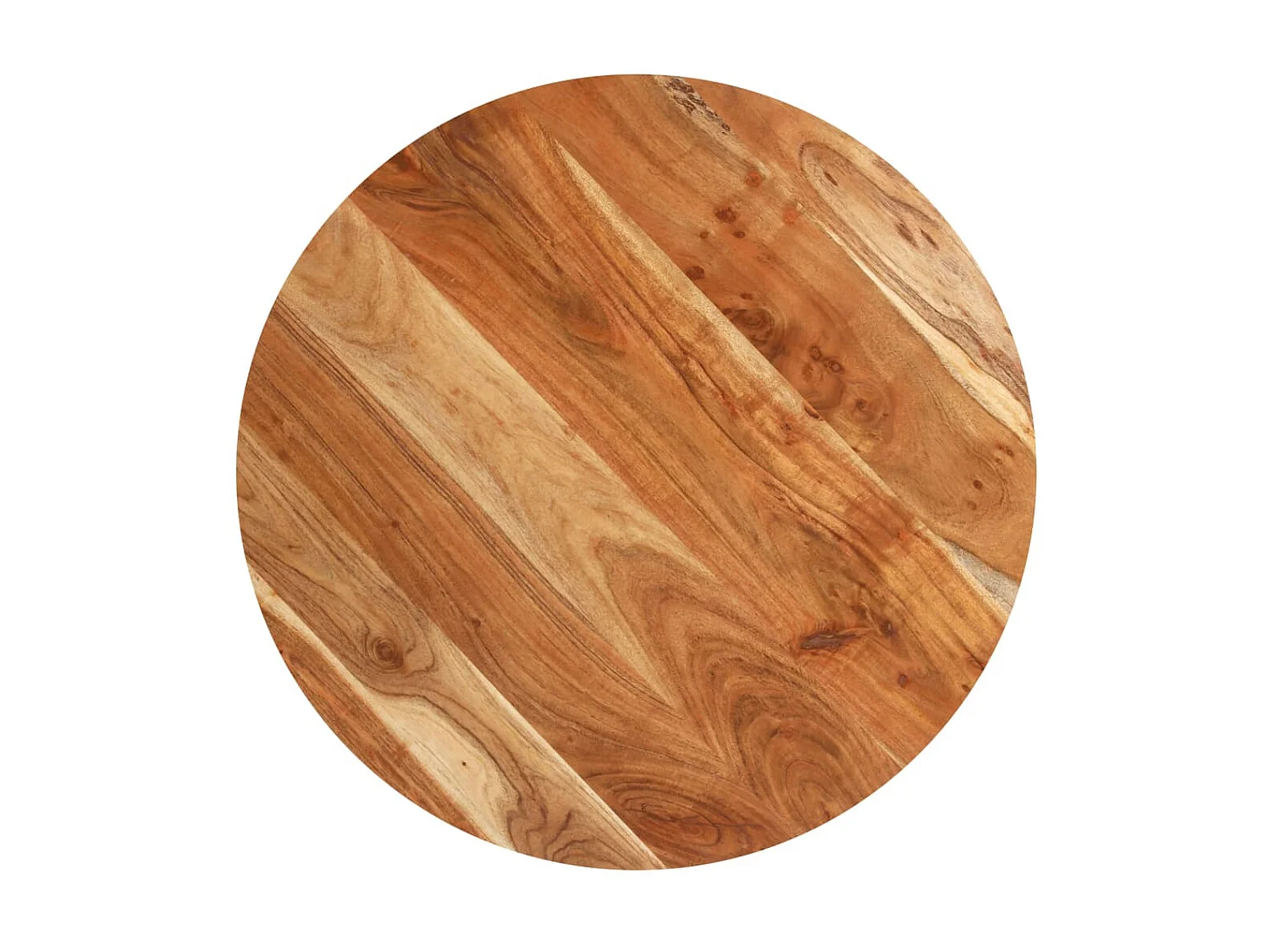 Table de bistro Ronde Ø80x75 cm Bois d'acacia massif GHR37794