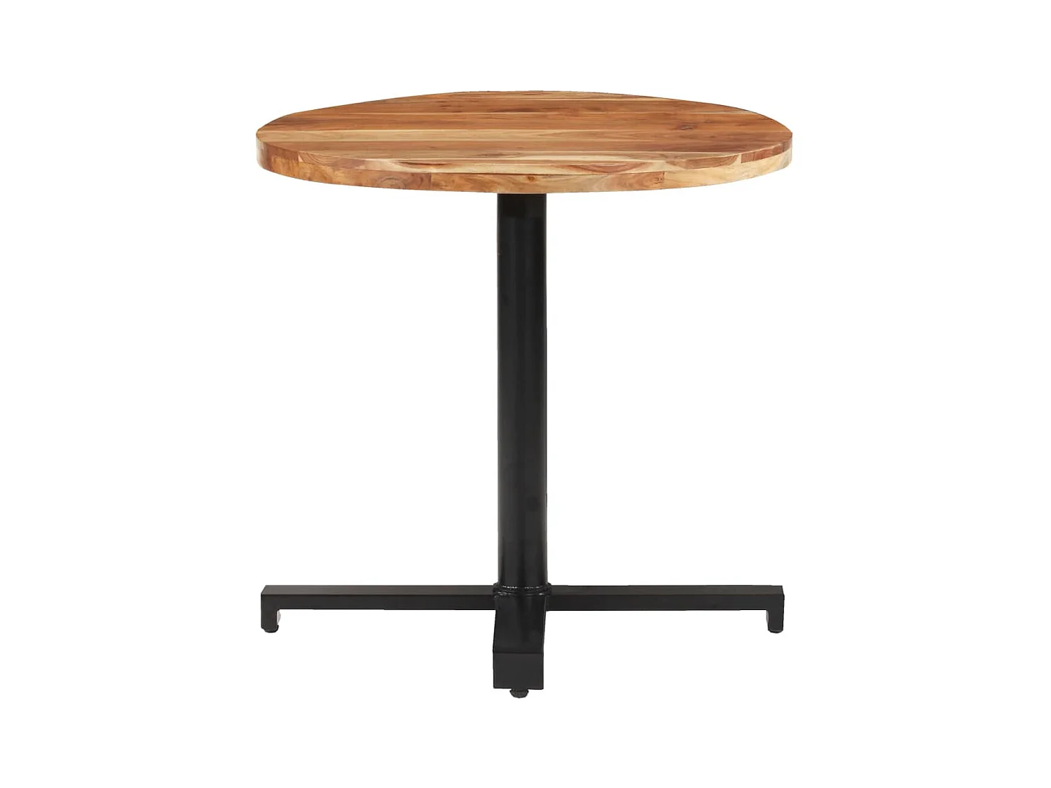 Table de bistro Ronde Ø80x75 cm Bois d'acacia massif GHR37794