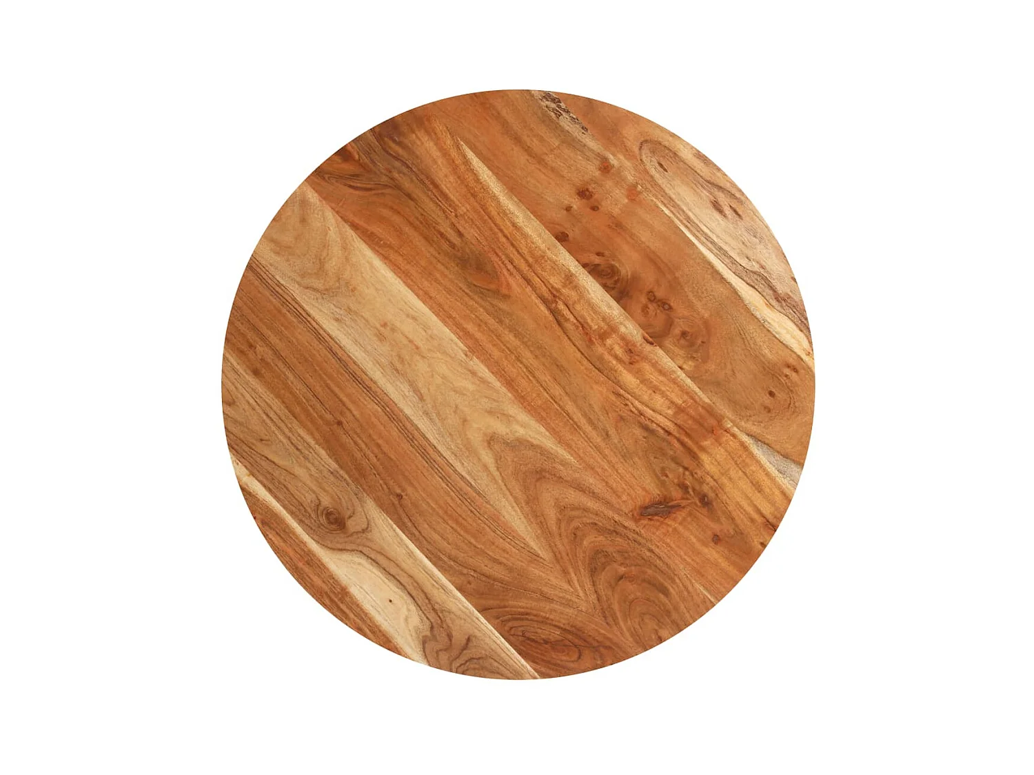 Table de bistro Ronde Ø80x75 cm Bois d'acacia massif GHR37794