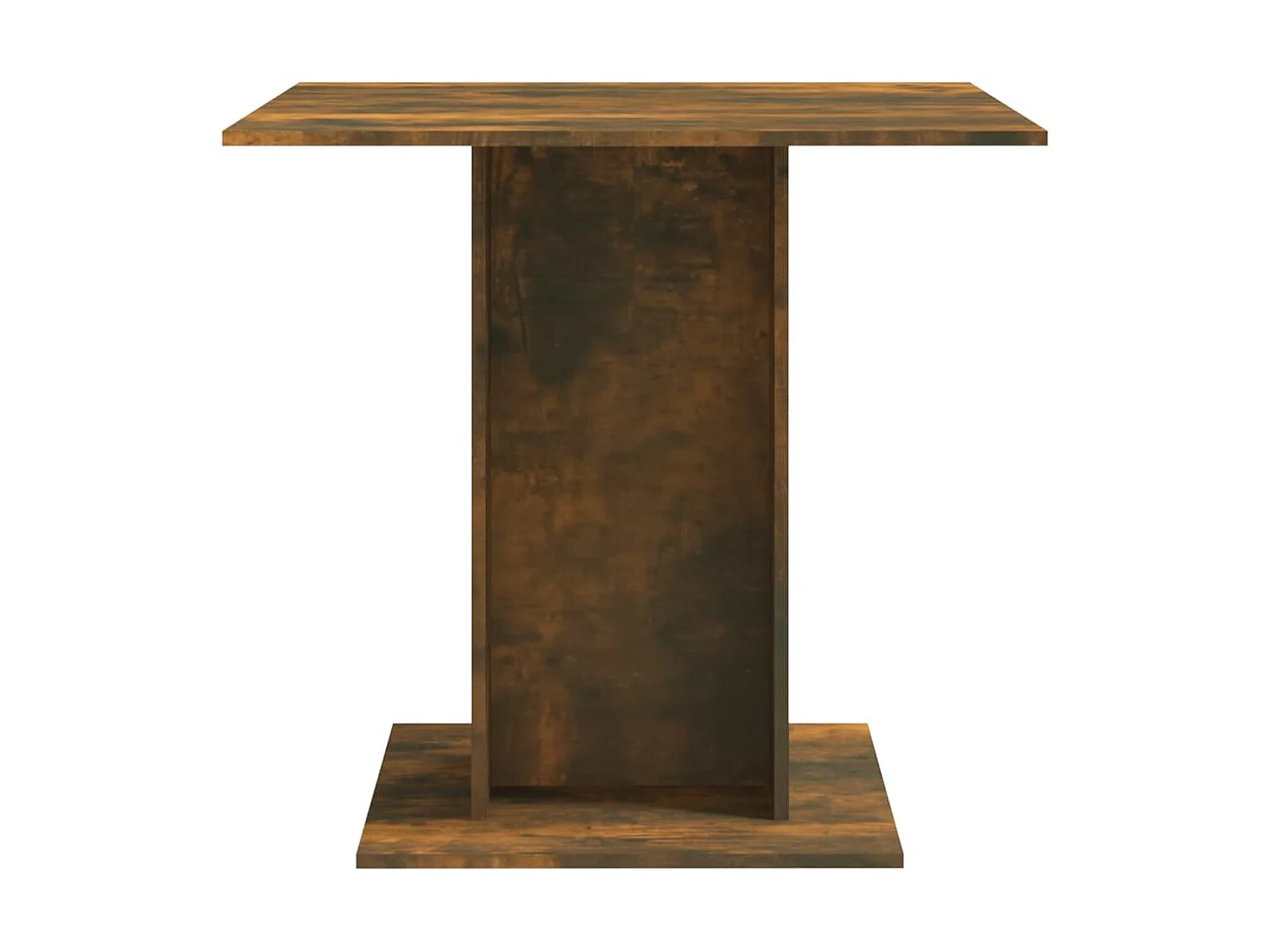 Table à dîner Chêne fumé 80x80x75 cm Bois d'ingénierie GHR45631