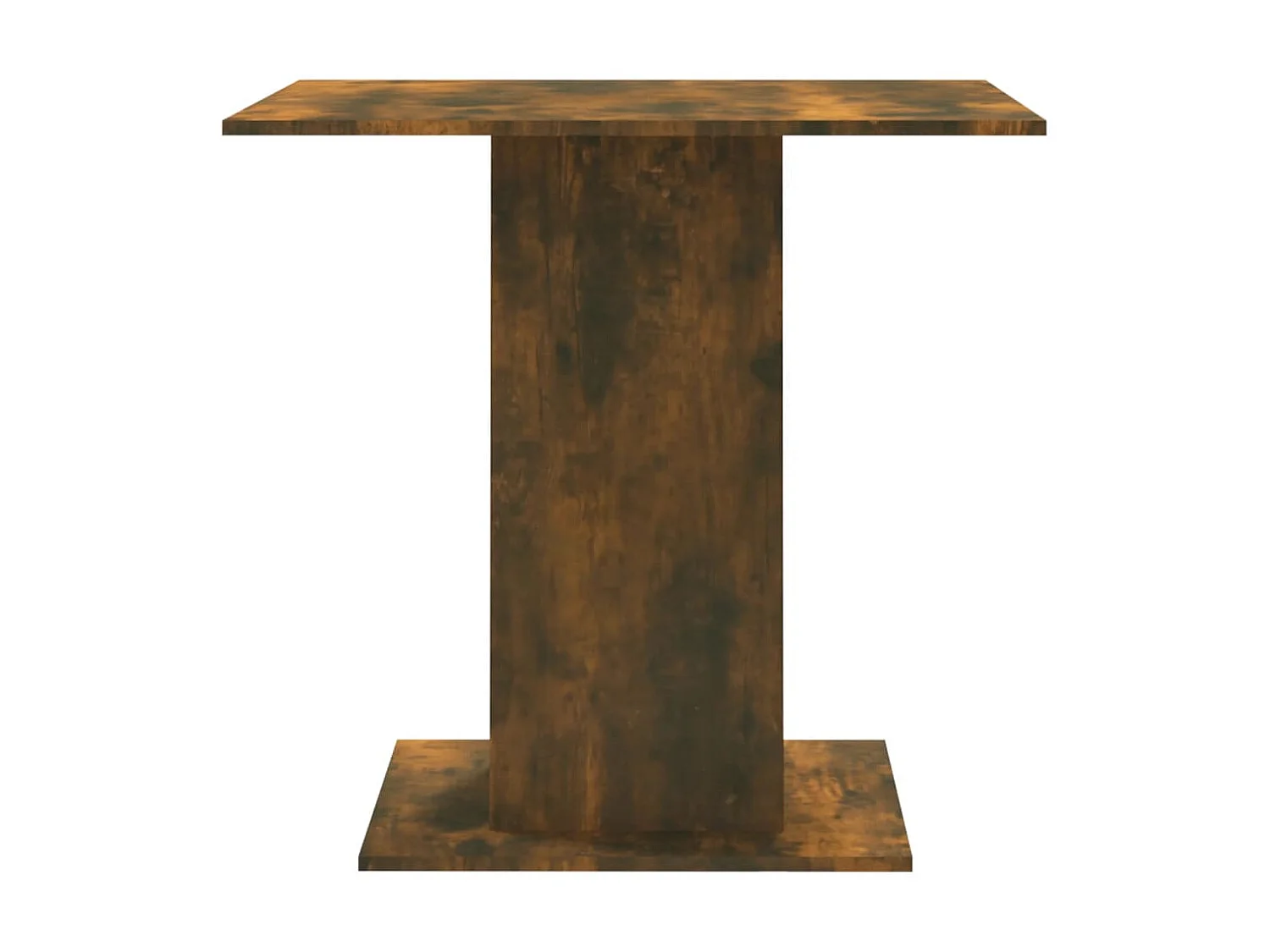Table à dîner Chêne fumé 80x80x75 cm Bois d'ingénierie GHR45631