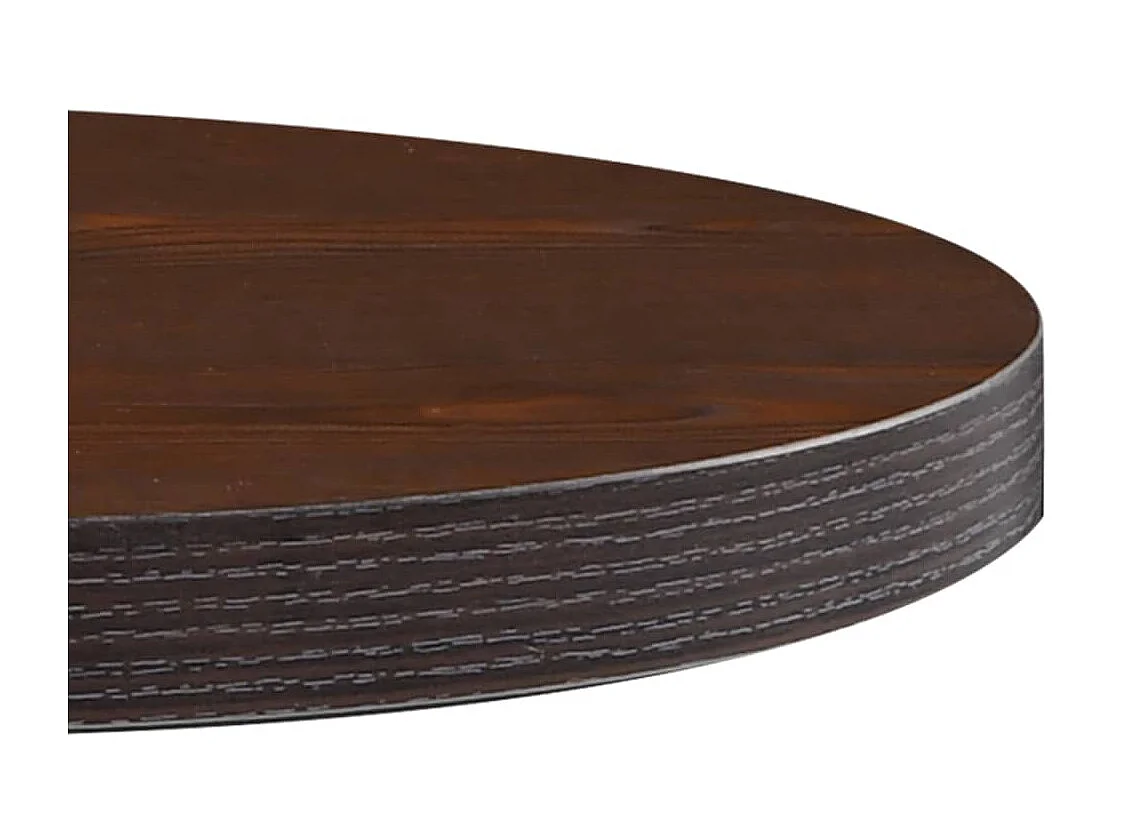 Bistrotafel 50 cm MDF donkerbruin NL314055