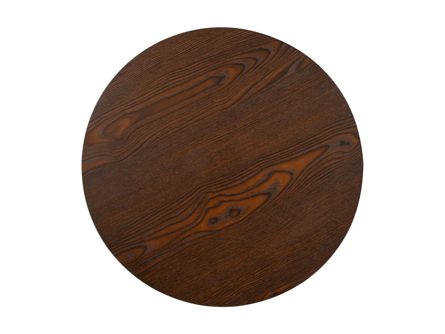 Mesa bistrô 50 cm MDF castanho-escuro PT698182