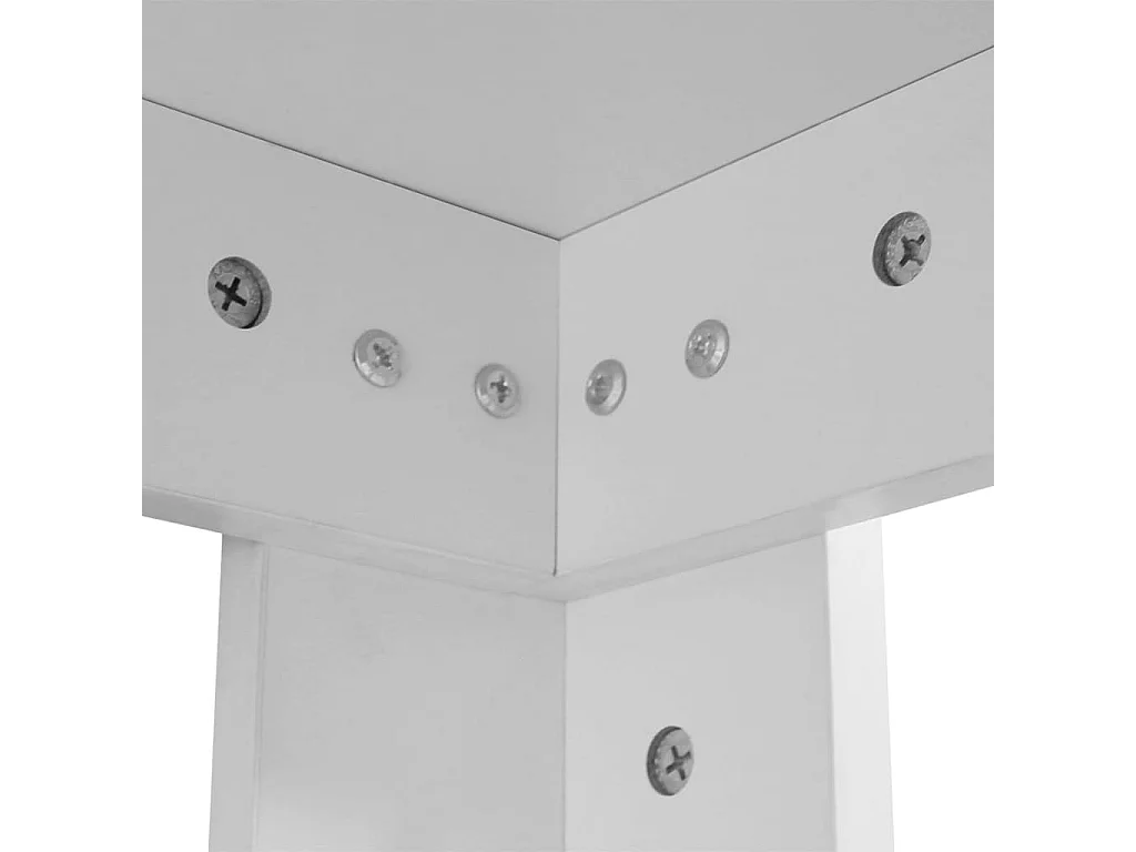 Table de salle à manger 140 x 80 x 75 cm blanc GHR34605