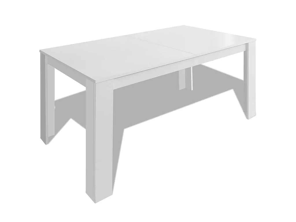 Mesa de jantar 140 x 80 x 75 cm branco PT290244