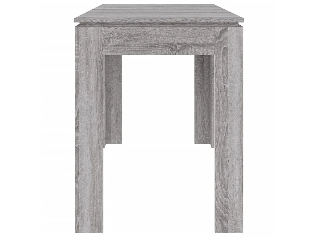 Mesa de comedor madera de ingeniería Sonoma gris 120x60x76 cm ES214294