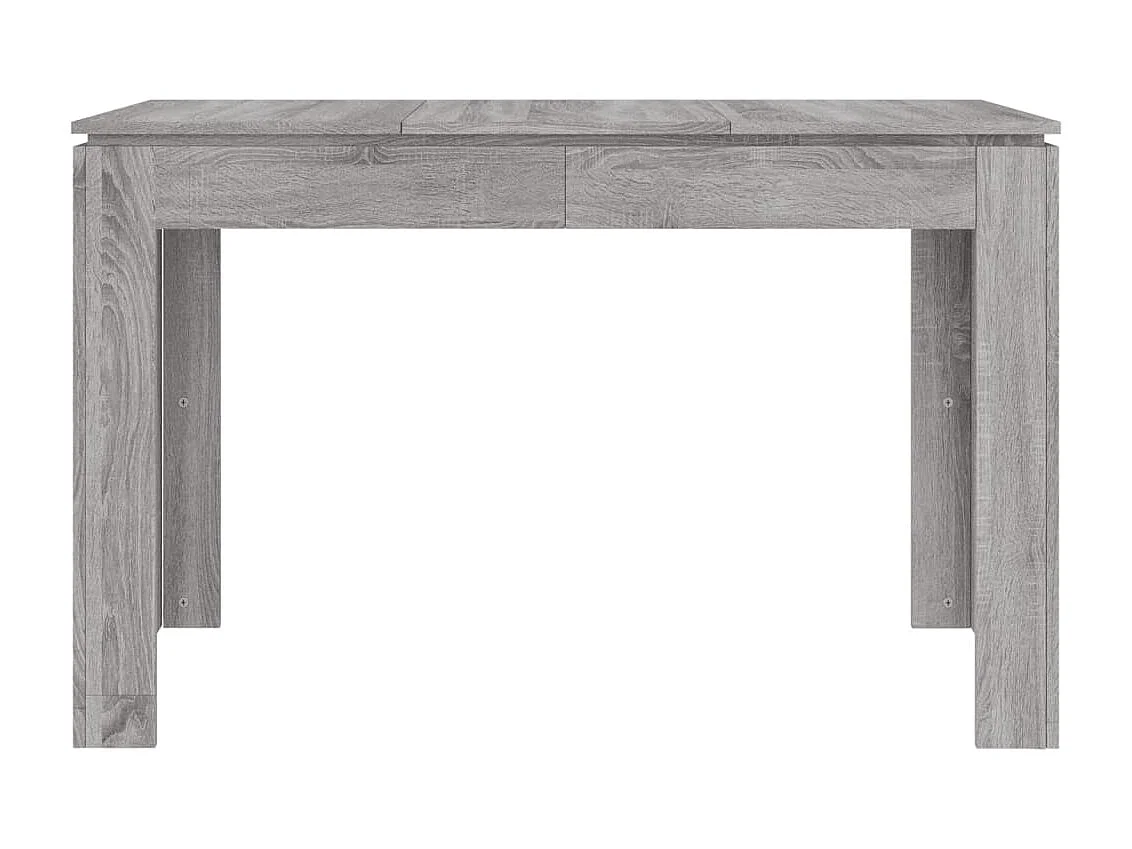Mesa de jantar 120x60x76 cm derivados de madeira cinza sonoma PT743883