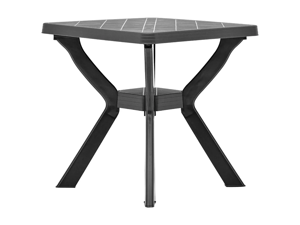 Table de bistro Anthracite 70x70x72 cm Plastique GHR45870