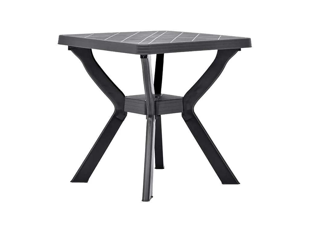 Table de bistro Anthracite 70x70x72 cm Plastique GHR45870