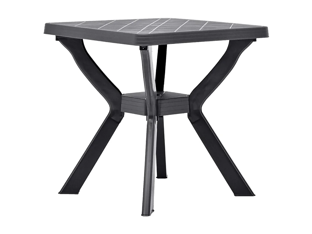 Mesa de bistrô 70x70x72 cm plástico antracite PT962681