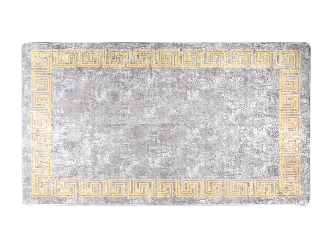 Tapis lavable antidérapant 190x300 cm Gris QBH90349