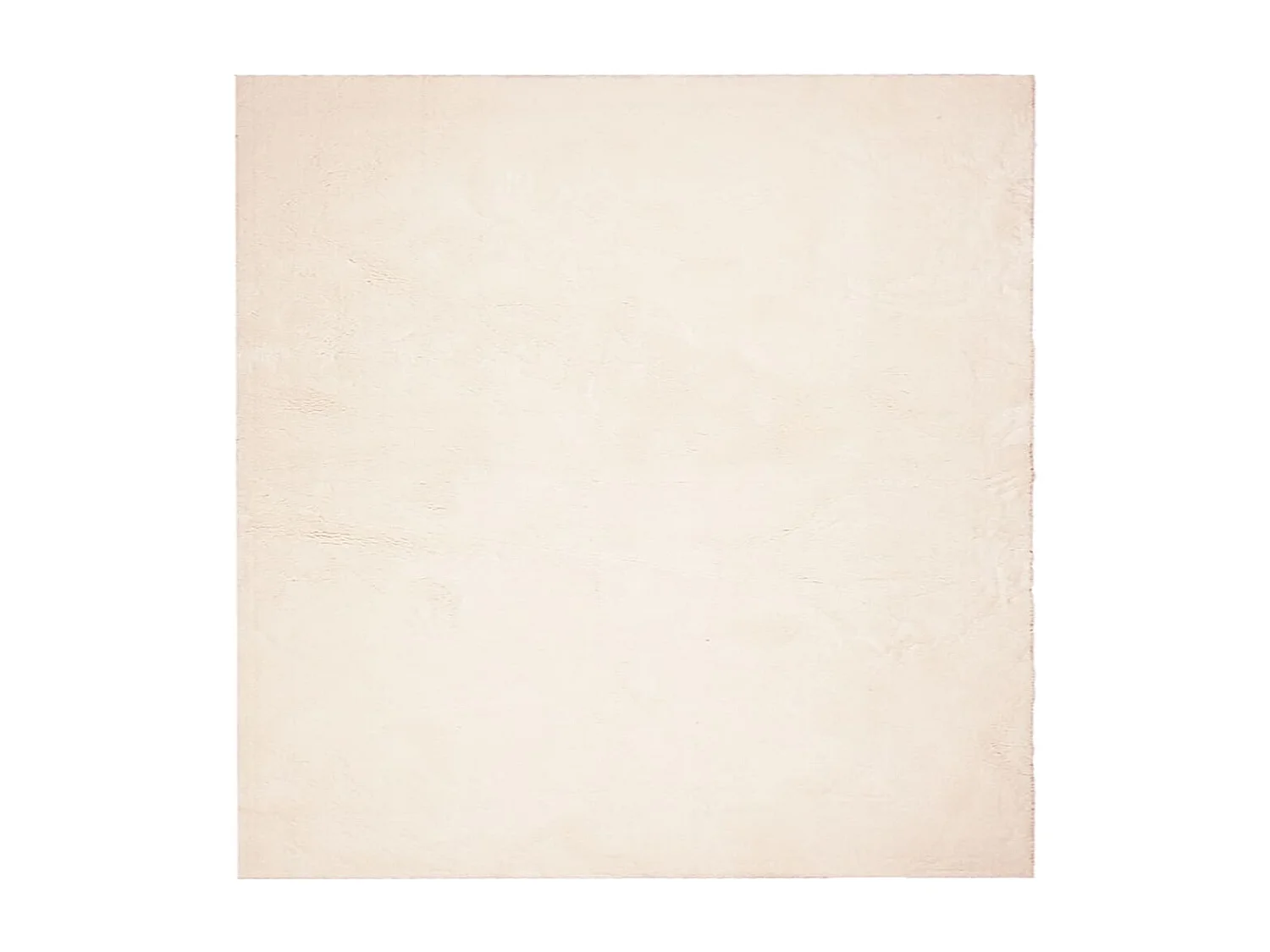 Tapis HUARTE à poils courts doux et lavable beige 240x240 cm QBH93657