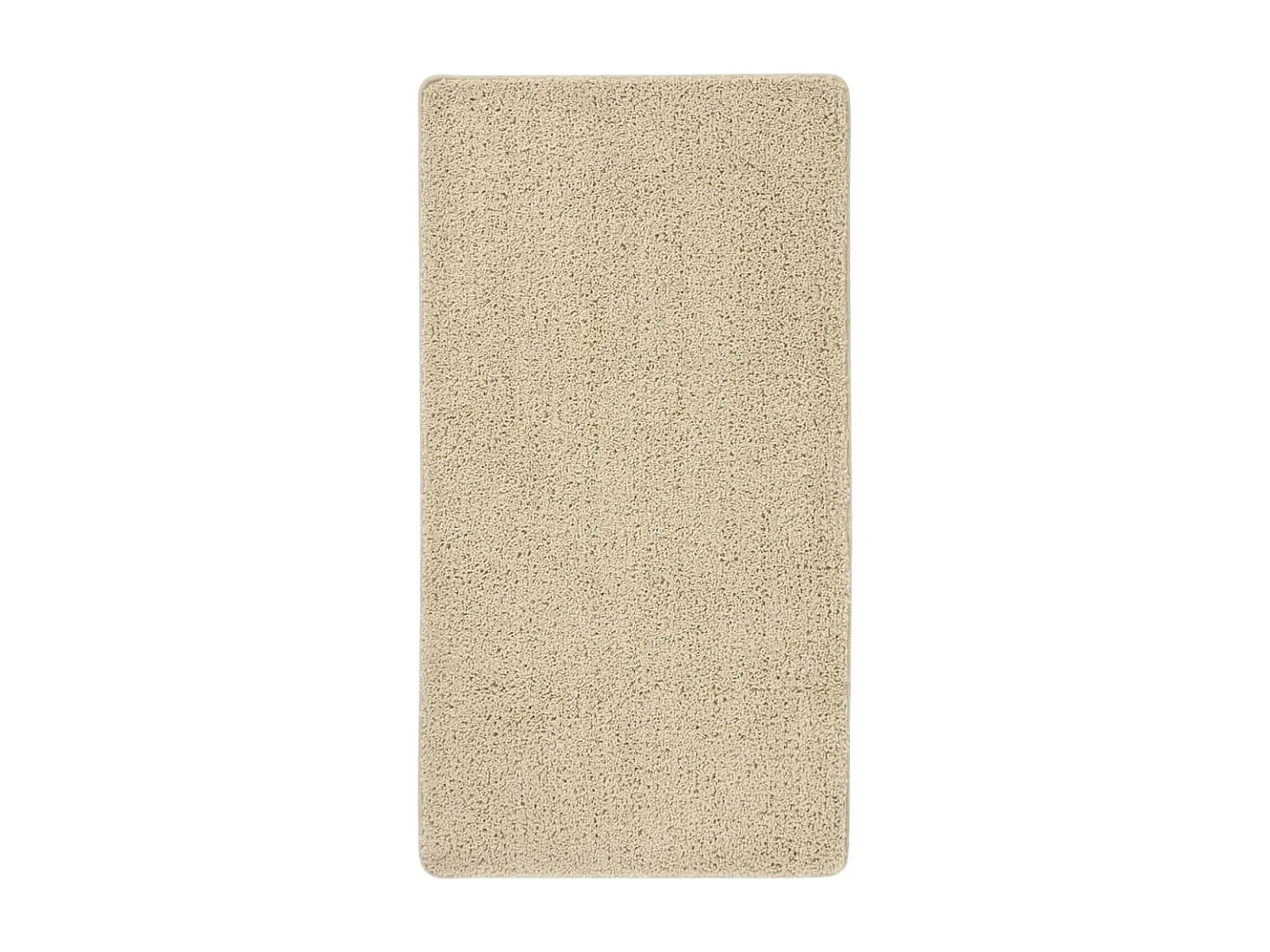 Tapis shaggy antidérapant Crème 80x150 cm QBH56283