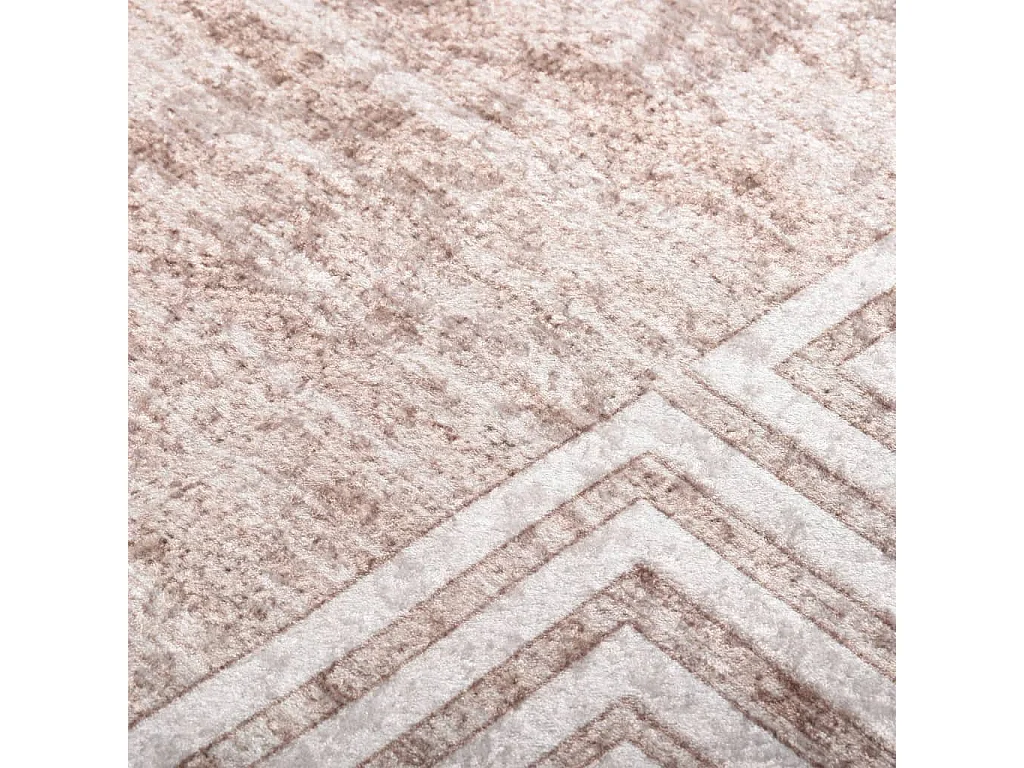 Tapete lavável antiderrapante 80x300 cm bege PT847331