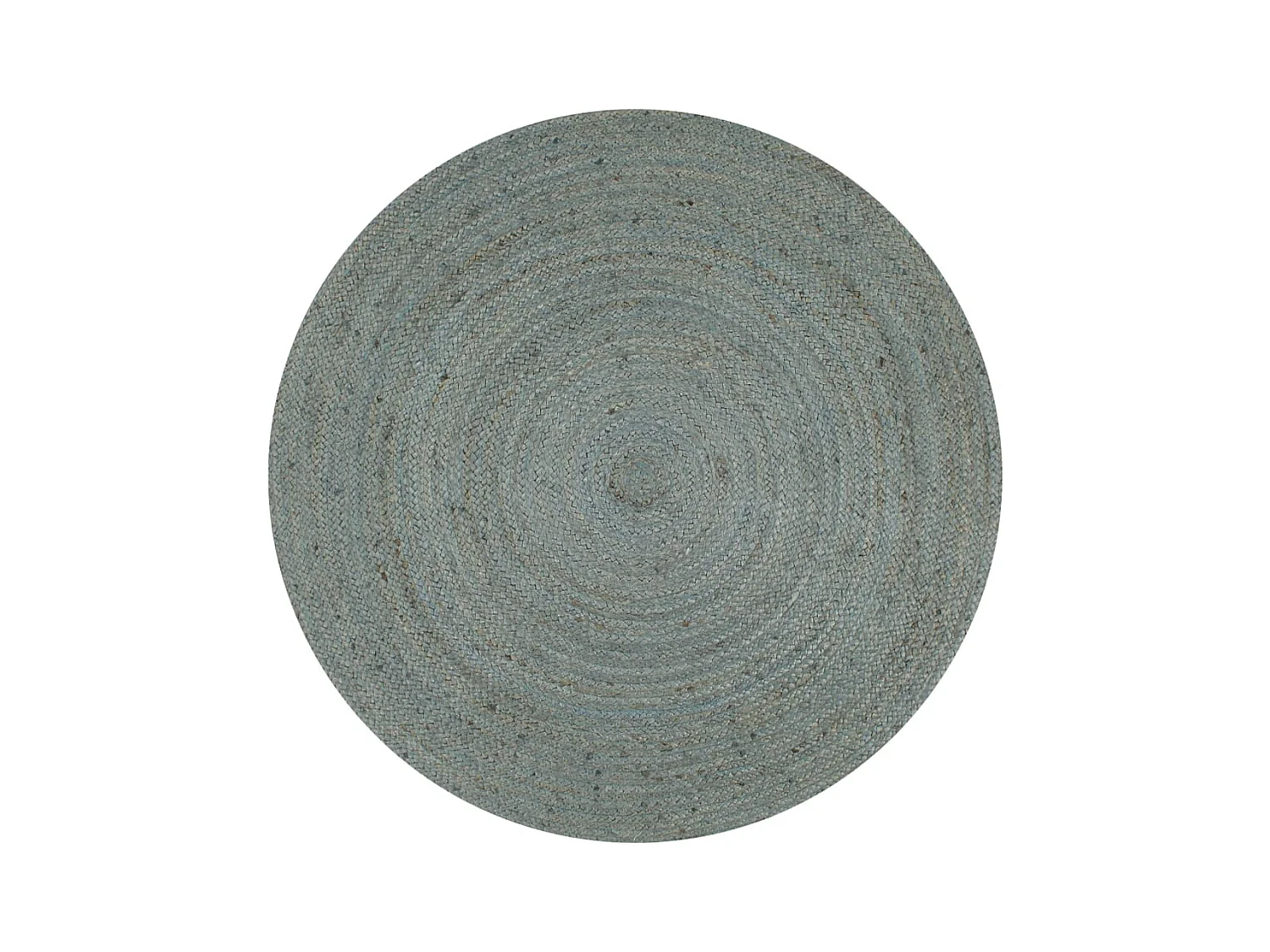 Tapis fait à la main Jute Rond 120 cm Vert olive QBH74693