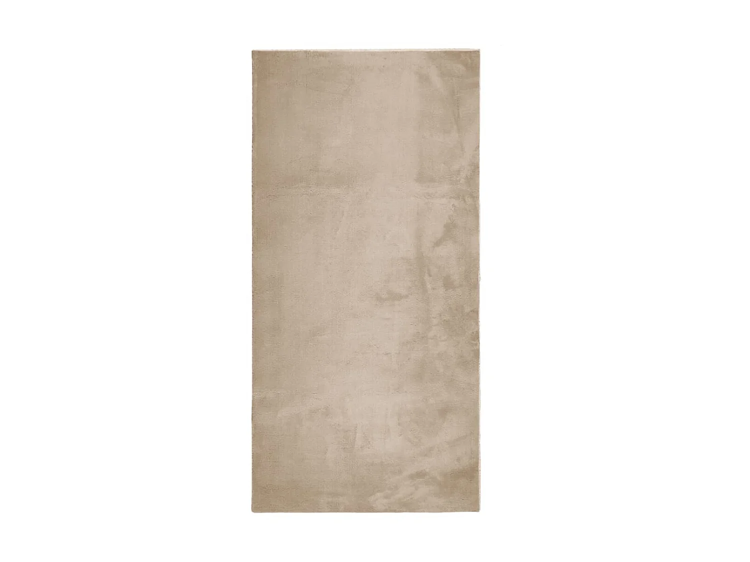 Vloerkleed HUARTE laagpolig zacht wasbaar 100x200cm zandkleurig NL474910