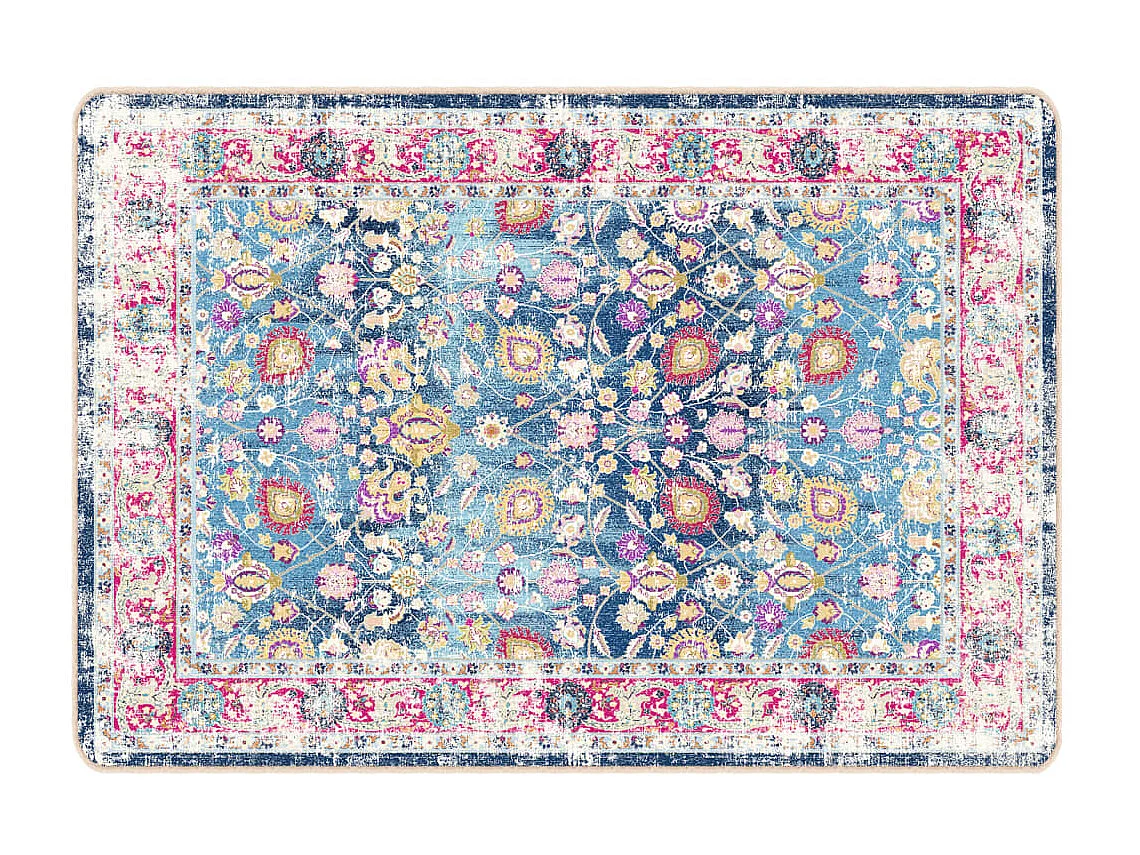 Tapis lavable multicolore 120x180 cm antidérapant QBH28165