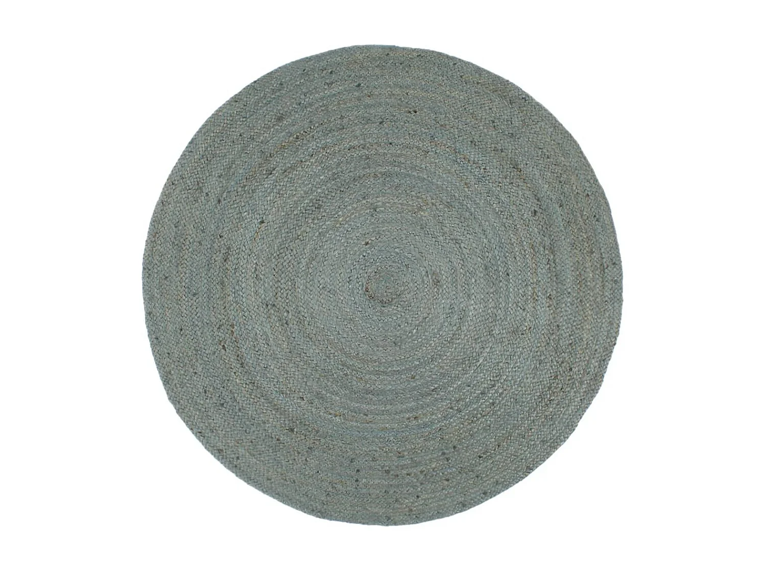Tapis fait à la main Jute Rond 240 cm Vert olive QBH60437
